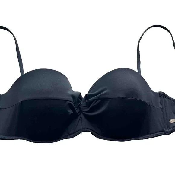 Roxy Junior's Women's Black Beach Classic Underwire Bikini Swim Top Size S - Picture 3 of 13